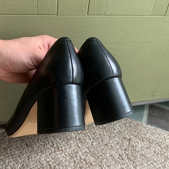 CLARKS square toe block heels (cushioned) - Picture 4 of 9